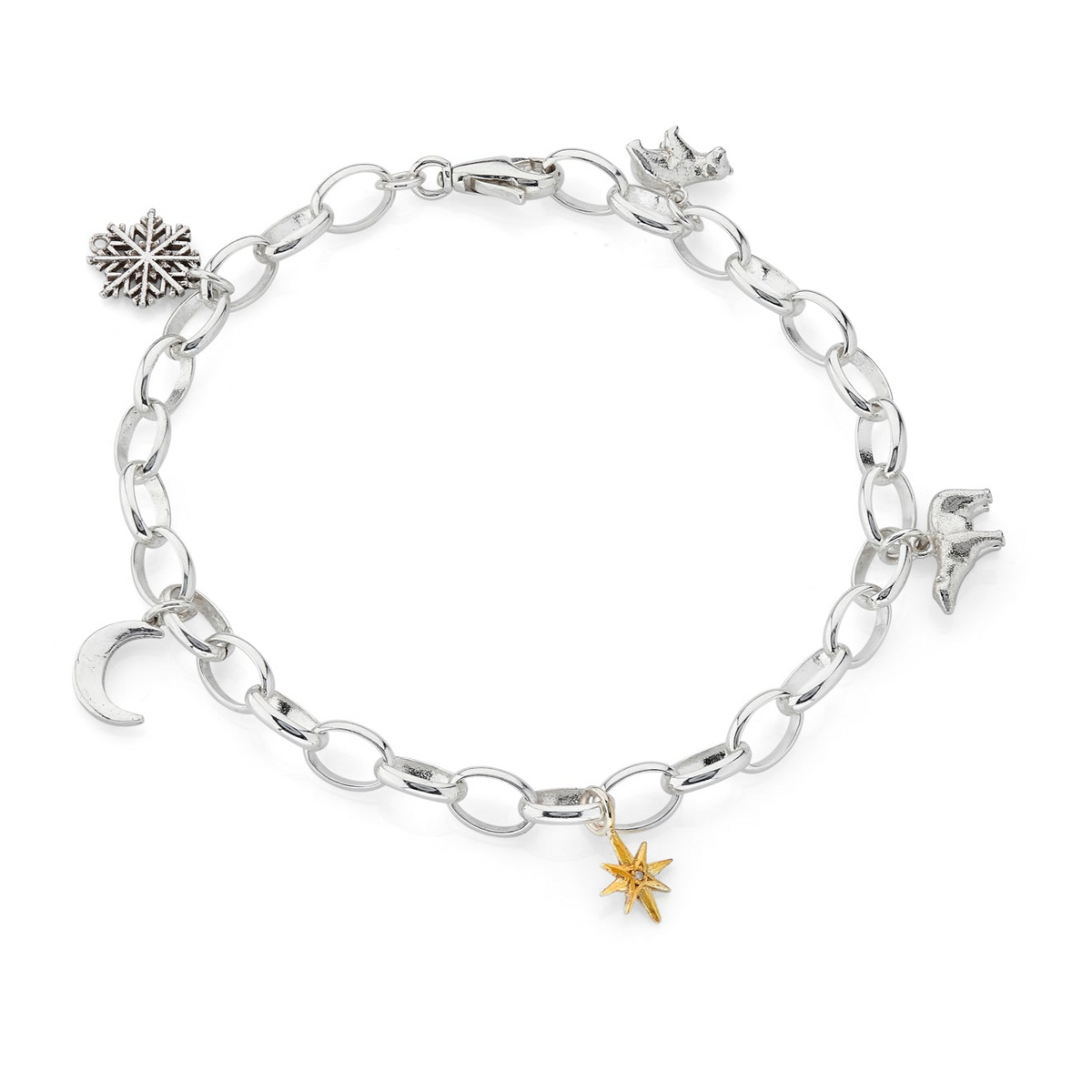 Winter wonderland charm bracelet