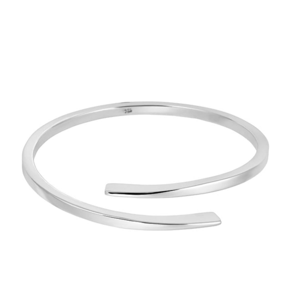 Double overlap bangle